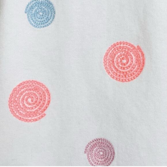 Hartstrings White dress with colored spirals 4T - Picture 5 of 5